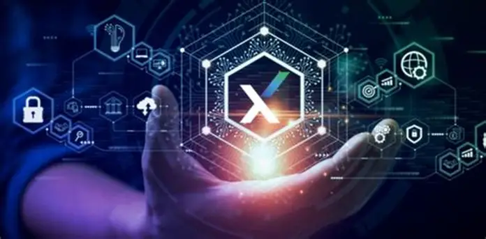 X (Twitter) logo tile